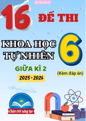 Tuyển chọn 16 Đề thi giữa kì 2 KHTN 6 CTST 2025-2026 (Kèm đáp án)